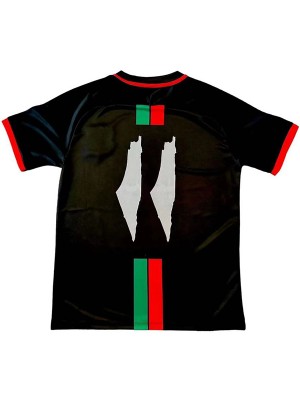 Palestine maillot extérieur uniforme de football noir deuxième kit de football pour hommes hauts chemise de sport 2024-2025